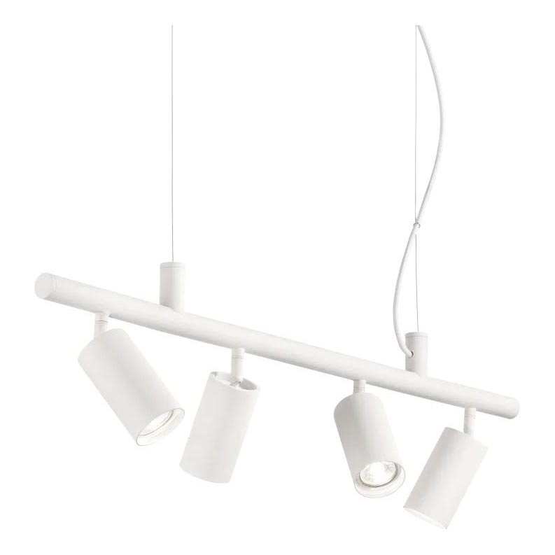 Ideal Lux - LED Luster na lanku DYNAMITE 4xGU10/7W/230V CRI 90 biela