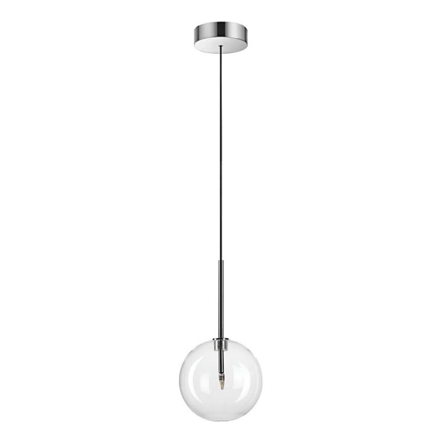 Ideal Lux - LED Luster na lanku EQUINOXE 1xG4/2W/230V pr. 15 cm lesklý chróm/číra