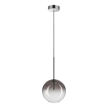 Ideal Lux - LED Luster na lanku EQUINOXE 1xG4/2W/230V pr. 20 cm lesklý chróm/dymová
