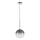 Ideal Lux - LED Luster na lanku EQUINOXE 1xG4/2W/230V pr. 20 cm lesklý chróm/dymová