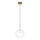 Ideal Lux - LED Luster na lanku EQUINOXE 1xG4/2W/230V pr. 20 cm mosadz/číra