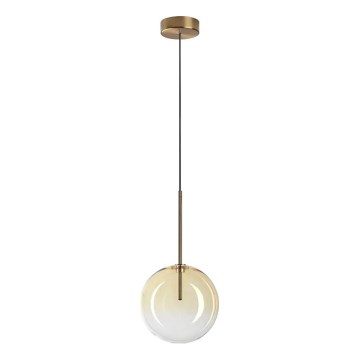 Ideal Lux - LED Luster na lanku EQUINOXE 1xG4/2W/230V pr. 20 cm mosadz/dymová