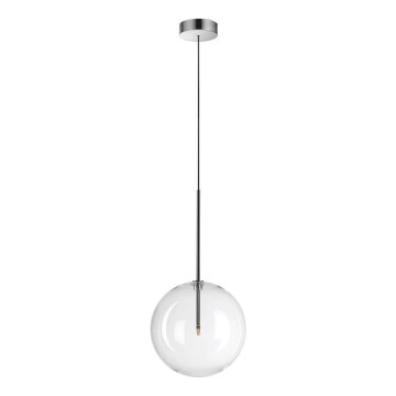 Ideal Lux - LED Luster na lanku EQUINOXE 1xG4/2W/230V pr. 25 cm lesklý chróm/číra