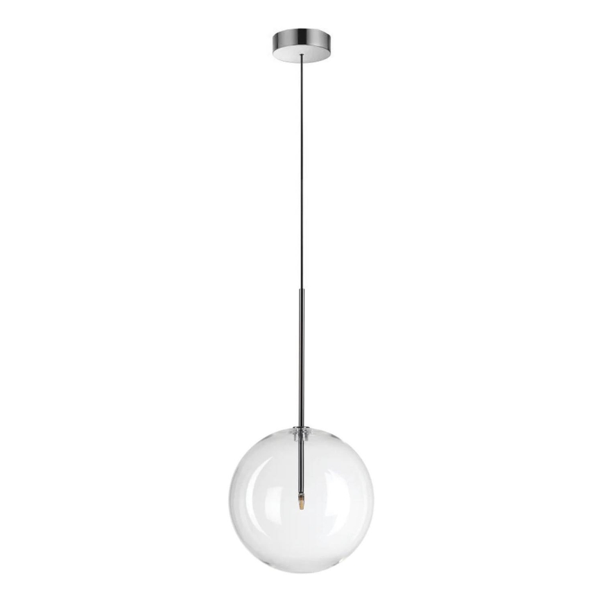 Ideal Lux - LED Luster na lanku EQUINOXE 1xG4/2W/230V pr. 25 cm lesklý chróm/číra