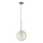 Ideal Lux - LED Luster na lanku EQUINOXE 1xG4/2W/230V pr. 25 cm mosadz/dymová