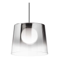 Ideal Lux - LED Luster na lanku FADE 1xG9/3W/230V pr. 27,3 cm šedá/dymová