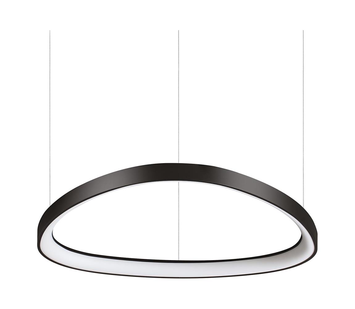Ideal Lux - LED luster na lanku GEMINI LED/47W/230V 2700K pr. 61 cm CRI 90 čierna 341569