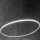 Ideal Lux - LED Luster na lanku HULAHOOP LED/28W/230V 3000K pr. 61 cm CRI 90 biela