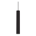 Ideal Lux - LED luster na lanku LOOK 1xGU10/7W/230V CRI 90 pr. 6 cm čierny