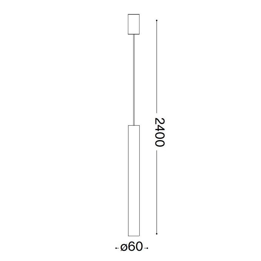Ideal Lux - LED Luster na lanku LOOK 1xGU10/7W/230V CRI90 zlatá