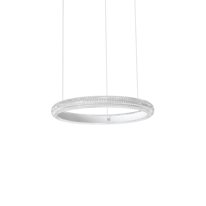 Ideal Lux - LED Luster na lanku MIRACLE LED/25W/230V pr. 40 cm CRI 90 matný chróm