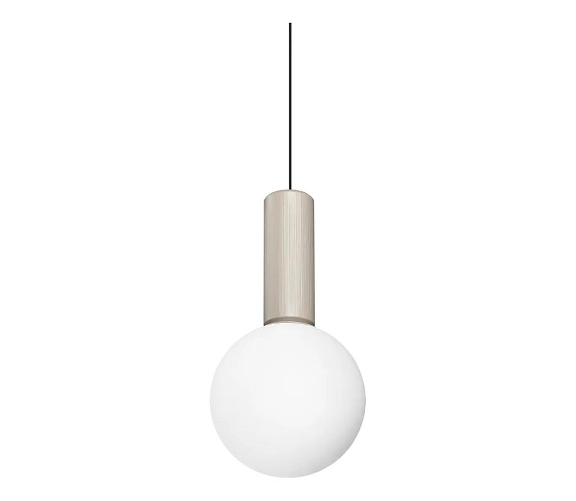 Ideal Lux - LED luster na lanku ODEON LED/8W/230V CRI 90 pr. 15 cm béžová/biela 349190