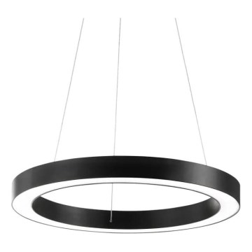 Ideal Lux - LED Luster na lanku ORACLE LED/28W/230V 3000K pr. 50 cm CRI 90 čierna