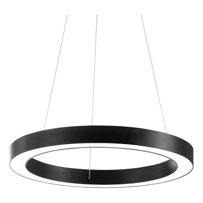 Ideal Lux - LED Luster na lanku ORACLE LED/28W/230V 3000K pr. 50 cm CRI 90 čierna