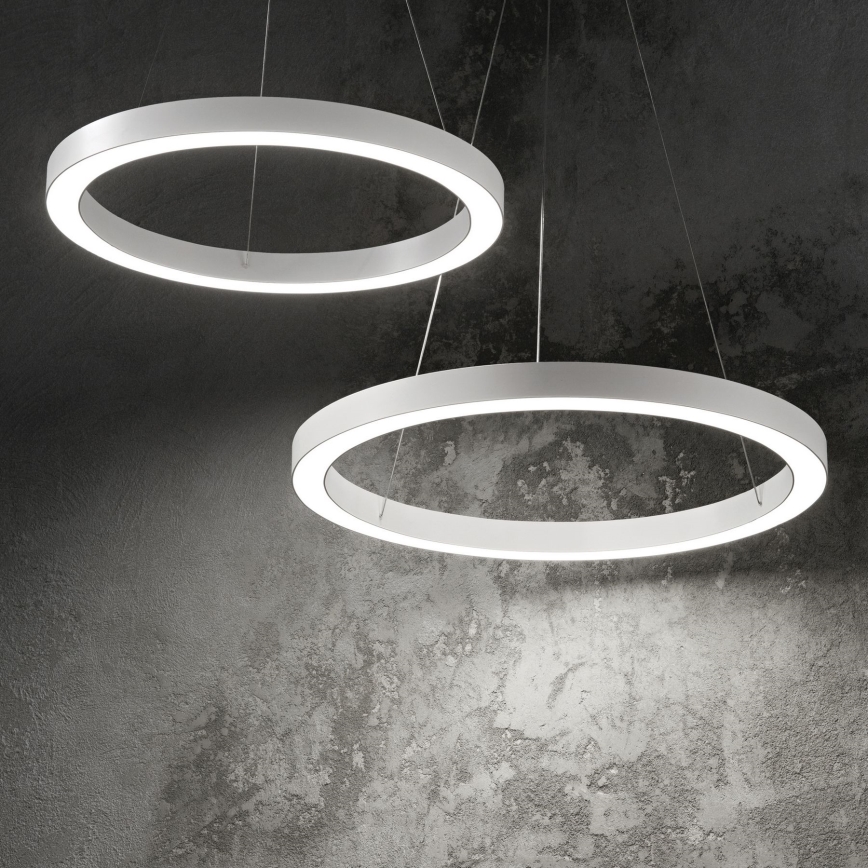 Ideal Lux - LED Luster na lanku ORACLE LED/35W/230V 3000K pr. 70 cm CRI 90 biela