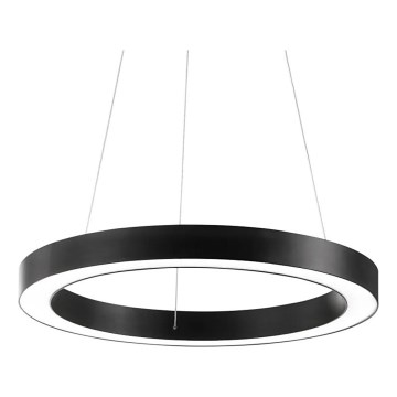 Ideal Lux - LED Luster na lanku ORACLE LED/35W/230V 3000K pr. 70 cm CRI 90 čierna
