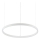 Ideal Lux - LED Luster na lanku ORACLE SLIM LED/29W/230V 2700K pr. 50 cm biela
