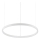 Ideal Lux - LED Luster na lanku ORACLE SLIM LED/32W/230V 4000K pr. 50 cm biela