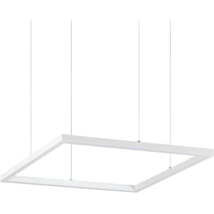 Ideal Lux - LED Luster na lanku ORACLE SLIM LED/33W/230V 3000K 50x50 cm biela