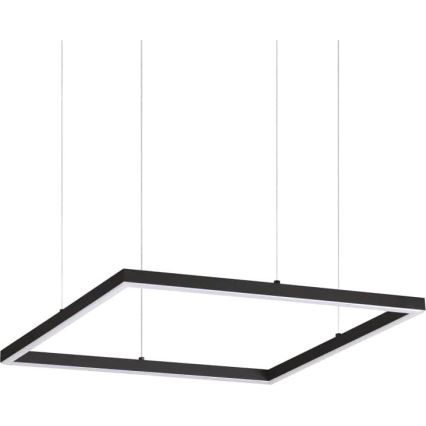 Ideal Lux - LED Luster na lanku ORACLE SLIM LED/33W/230V 3000K 50x50 cm čierna