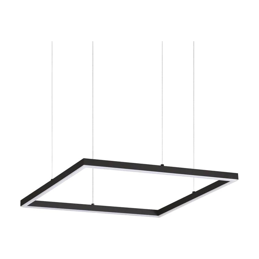 Ideal Lux - LED Luster na lanku ORACLE SLIM LED/33W/230V 3000K 50x50 cm čierna