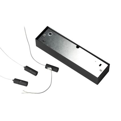 Ideal Lux - LED Luster na lanku ORACLE SLIM LED/33W/230V 3000K 50x50 cm čierna