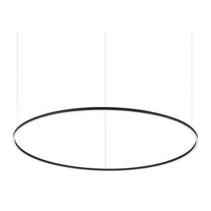 Ideal Lux - LED Luster na lanku ORACLE SLIM LED/89W/230V 4000K pr. 150 cm čierna