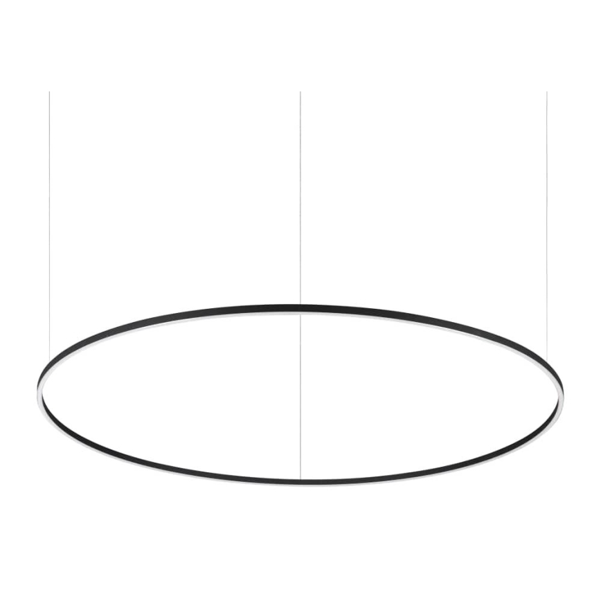 Ideal Lux - LED Luster na lanku ORACLE SLIM LED/89W/230V 4000K pr. 150 cm čierna