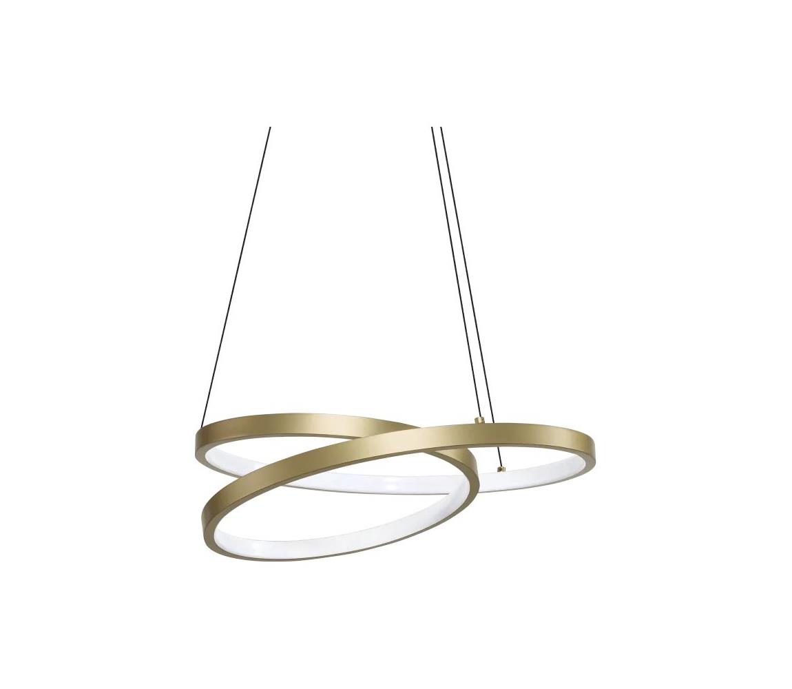 Ideal Lux - LED luster na lanku OZ LED/38W/230V pr. 40 cm CRI 90 zlatý 364971