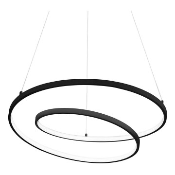 Ideal Lux - LED Luster na lanku OZ LED/47W/230V pr. 60 cm CRI 90 čierna