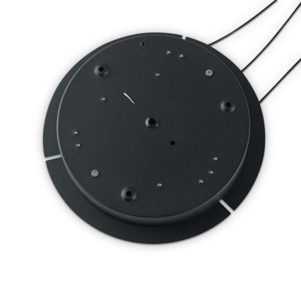 Ideal Lux - LED Luster na lanku OZ LED/52W/230V pr. 80 cm CRI 90 čierna