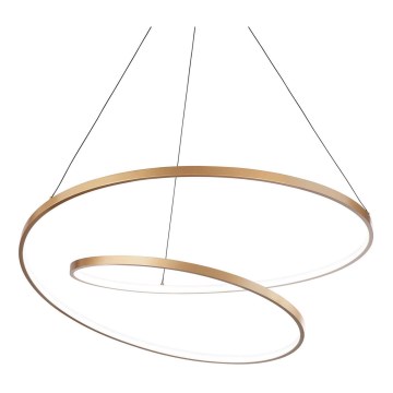 Ideal Lux - LED Luster na lanku OZ LED/52W/230V pr. 80 cm CRI 90 zlatá