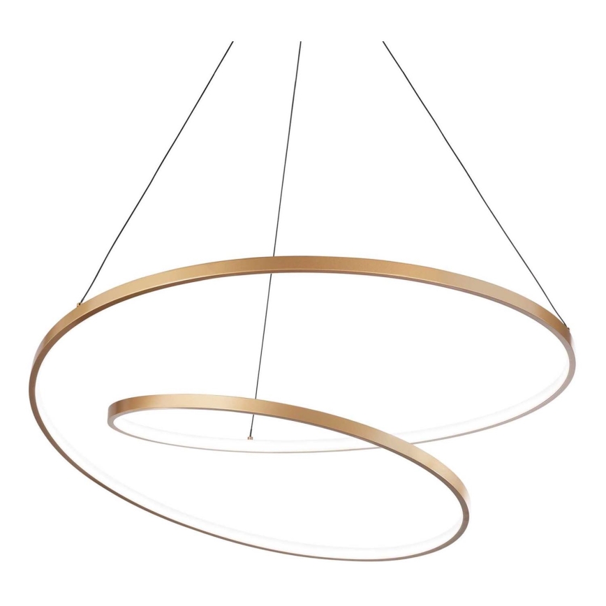 Ideal Lux - LED Luster na lanku OZ LED/52W/230V pr. 80 cm CRI 90 zlatá