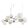 Ideal Lux - LED Luster na lanku PERLAGE 14xG9/3W/230V pr. 85 cm zlatá/biela