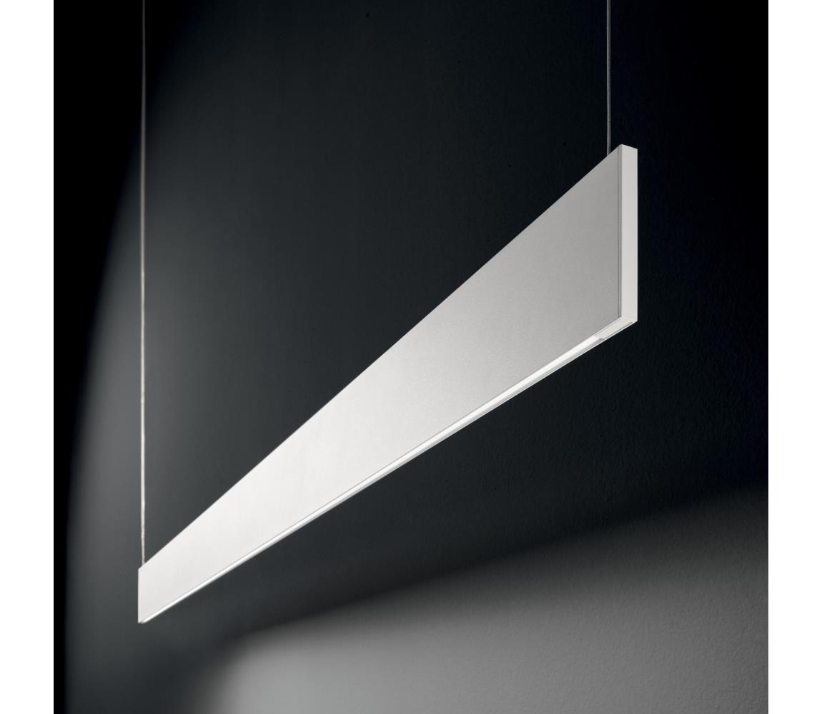 Ideal Lux - LED luster na lanku STEEL LED/24W/230V 3000K CRI 90 120 cm biely 368795
