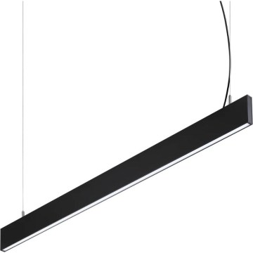 Ideal Lux - LED luster na lanku STEEL LED/29W/230V 3000K CRI 90 120 cm čierny