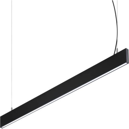 Ideal Lux - LED luster na lanku STEEL LED/29W/230V 3000K CRI 90 120 cm čierny