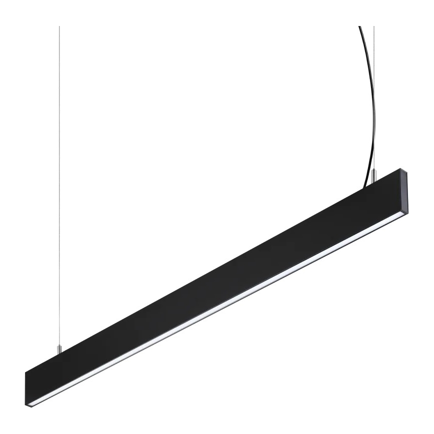 Ideal Lux - LED luster na lanku STEEL LED/29W/230V 4000K CRI 90 120 cm čierna