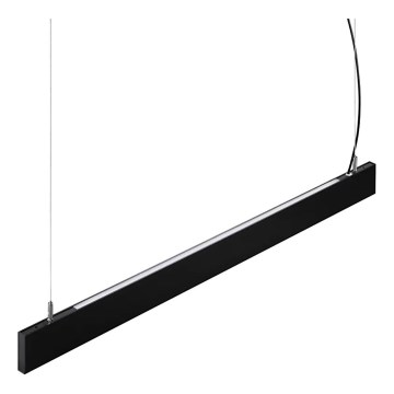 Ideal Lux - LED luster na lanku STEEL LED/29W/230V 4000K CRI 90 120 cm čierny