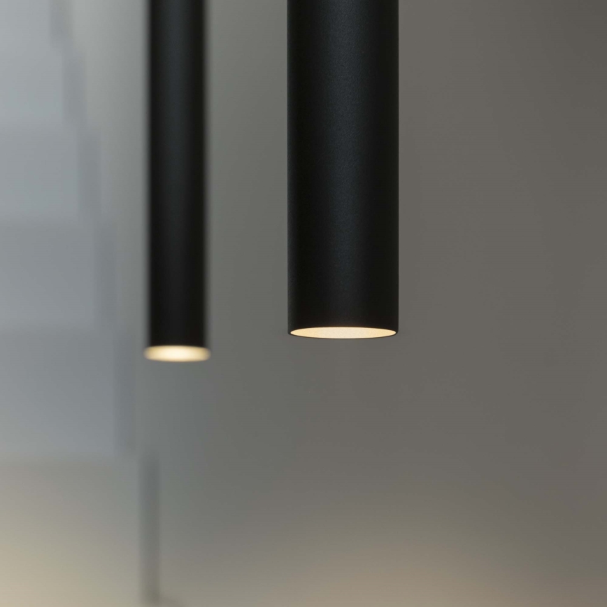 Ideal Lux - LED Luster na lanku ULTRATHIN LED/11,5W/230V CRI 90 čierna