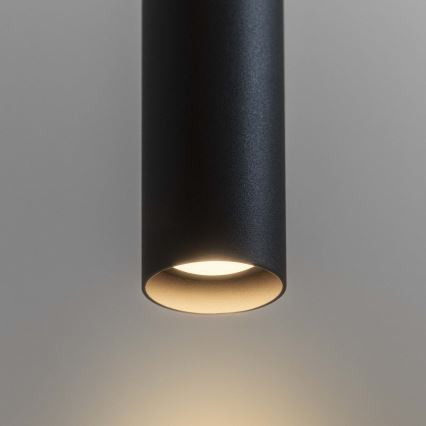 Ideal Lux - LED Luster na lanku ULTRATHIN LED/11,5W/230V CRI 90 čierna