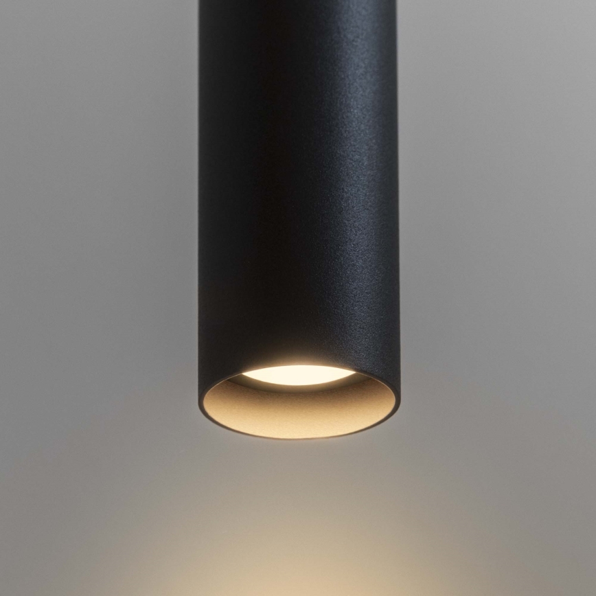 Ideal Lux - LED Luster na lanku ULTRATHIN LED/11,5W/230V CRI 90 čierna