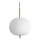 Ideal Lux - LED Luster na lanku UMILE LED/20W/230V pr. 30 cm CRI 90 mosadz/biela