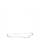 Ideal Lux - LED Luster na lanku WAVES LED/45W/230V CRI 90 biela