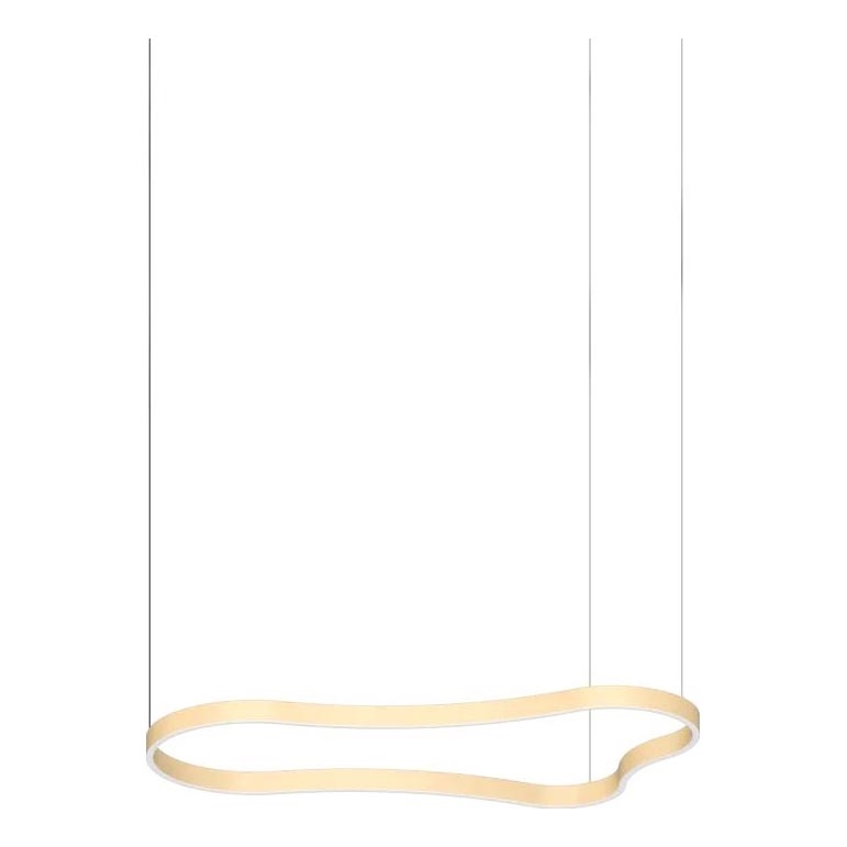 Ideal Lux - LED Luster na lanku WAVES LED/45W/230V CRI 90 mosadz