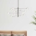 Ideal Lux - LED Luster na tyči EQUINOXE 12xG4/2W/230V pr. 124 cm lesklý chróm/číra