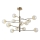 Ideal Lux - LED Luster na tyči EQUINOXE 12xG4/2W/230V pr. 128,1 cm mosadz/dymová