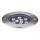 Ideal Lux - LED Nájazdové svietidlo FLOOR LED/12W/230V pr. 14 cm CRI 90 IP67 lesklý chróm