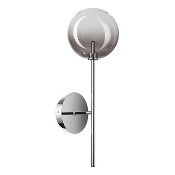 Ideal Lux - LED Nástenná lampa EQUINOXE 1xG4/2W/230V lesklý chróm/dymová