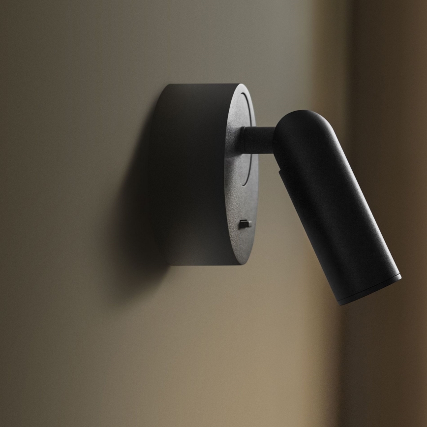 Ideal Lux - LED Nástenné bodové svietidlo BEAN LED/3W/230V CRI 90 čierna